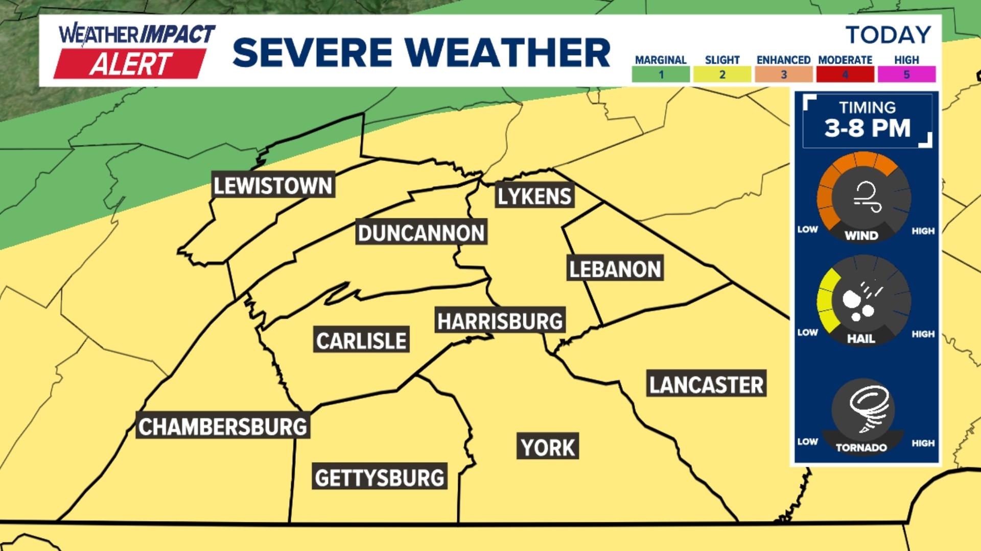 Weather Impact Alert | Severe Thunderstorm Watch in effect until 8 p.m ...