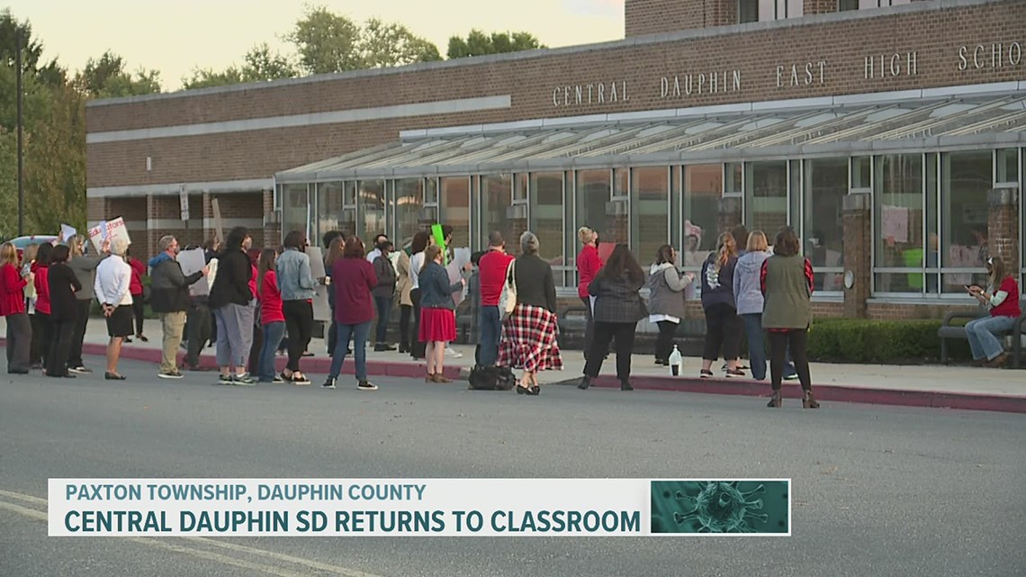 Central Dauphin School District in person classes