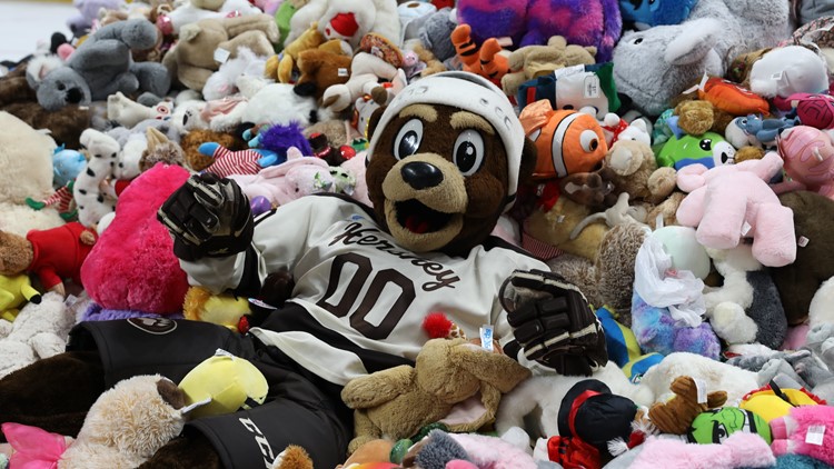 2023 Teddy Bear toss at Hershey Bears sets new world record with 67,309 bears thrown