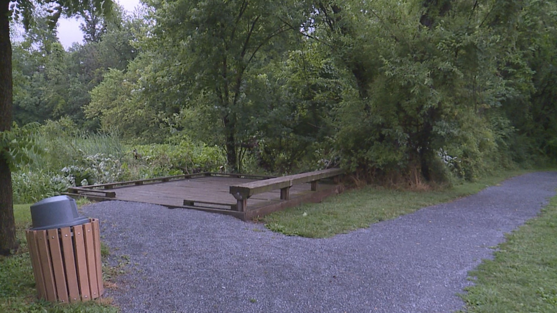 Skeletal remains were found in a heavily wooded section of Reservoir Park by a group of kids.