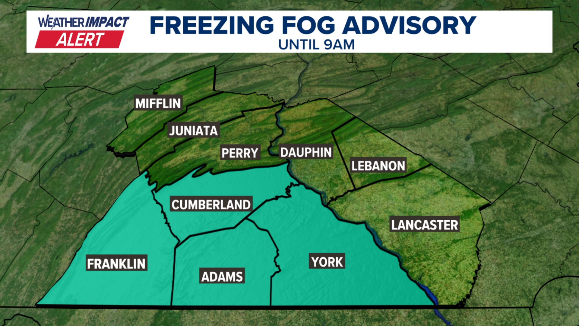 Weather Impact Alert Friday morning for dense and freezing fog | fox43.com