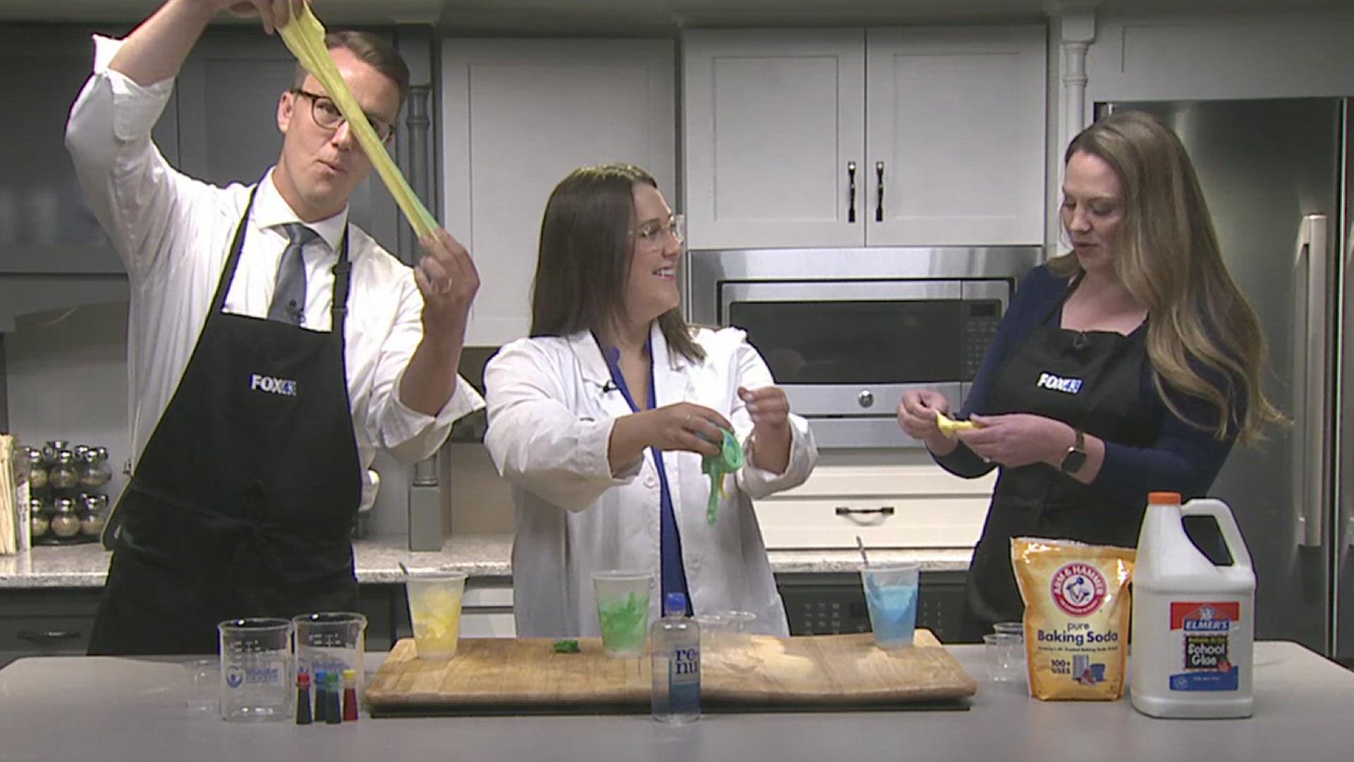 Innovators with the Whitaker Center demonstrated how to make slime and fizzy fireworks on the days it's just too hot to enjoy the sun outside.