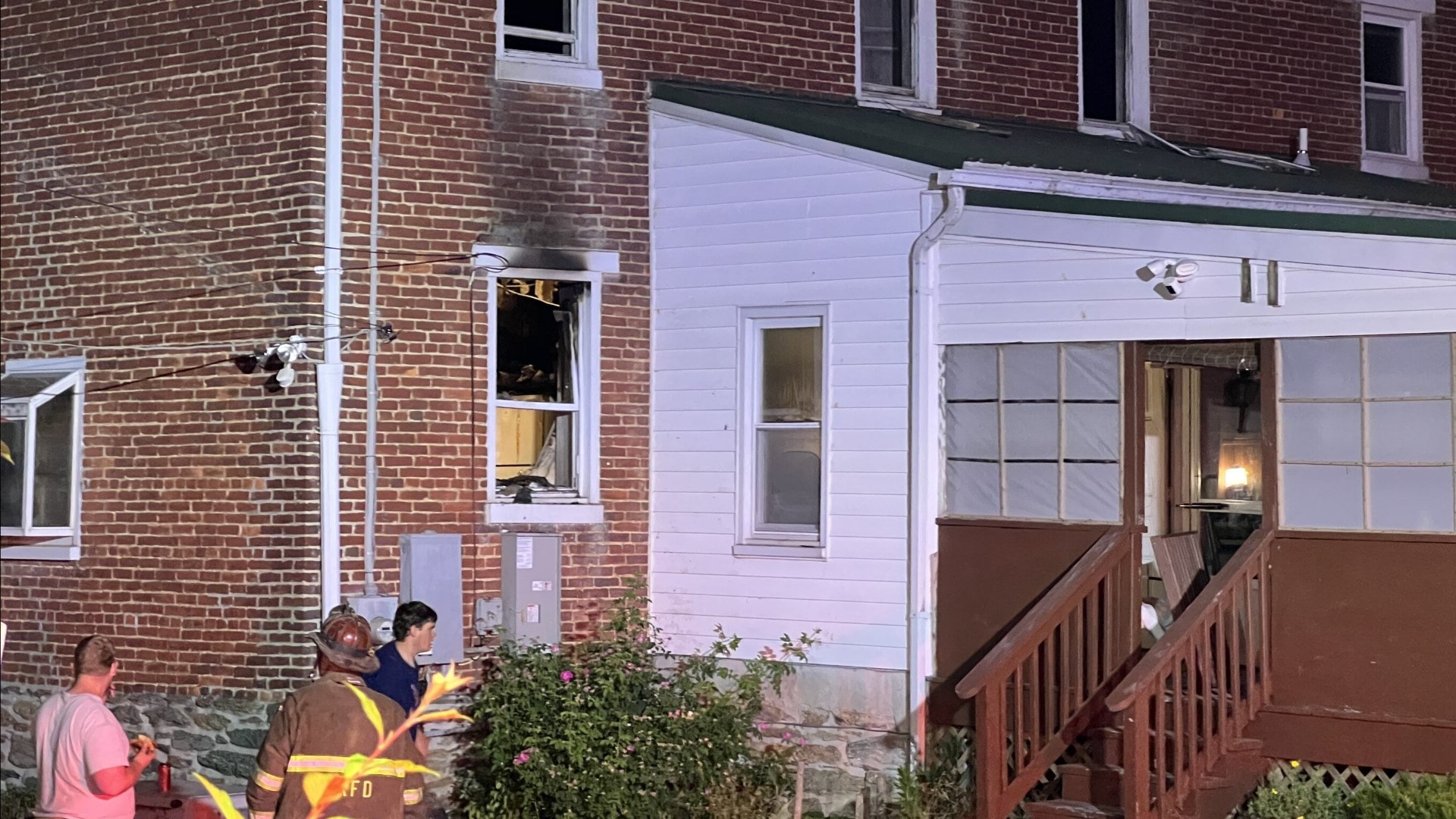 The coroner is at the scene of a fire in York County, 911 Dispatch confirmed early this morning. The blaze broke out shortly before 12:30 a.m.