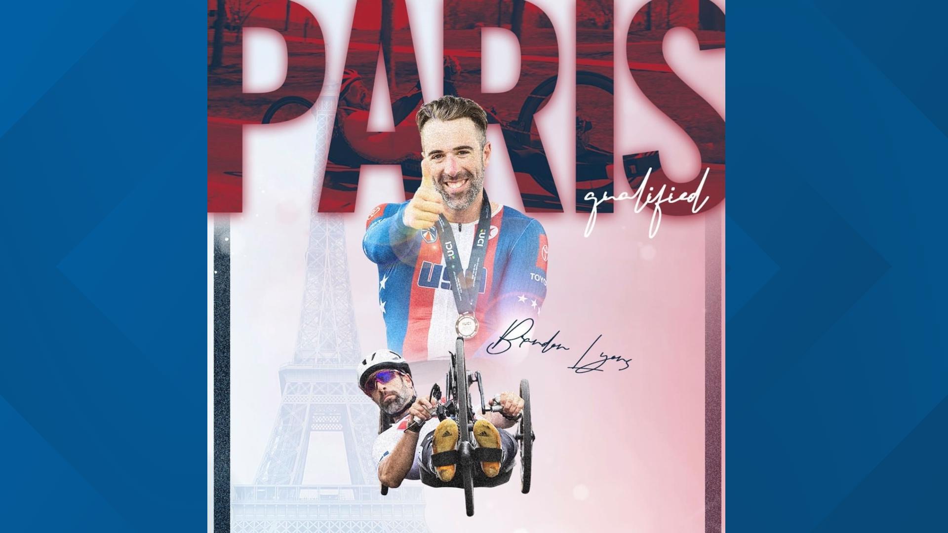 Brandon Lyons was paralyzed from the chest down in 2014. Through his recovery journey, he discovered hand cycling and is now heading to the 2024 Paris Paralympics.