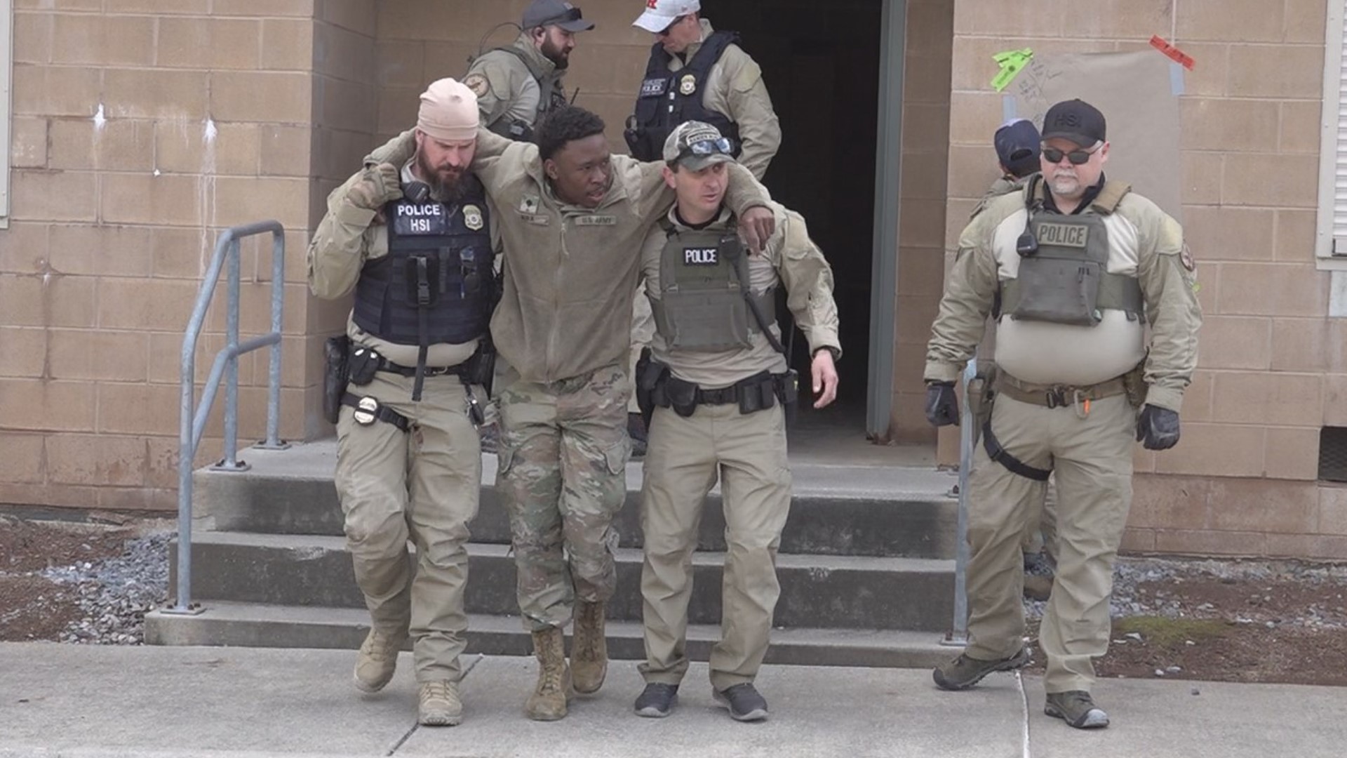 Homeland Security Investigation teams from Newark, New York and New England joined forces for a two-day training at Fort Indiantown Gap in Lebanon County.