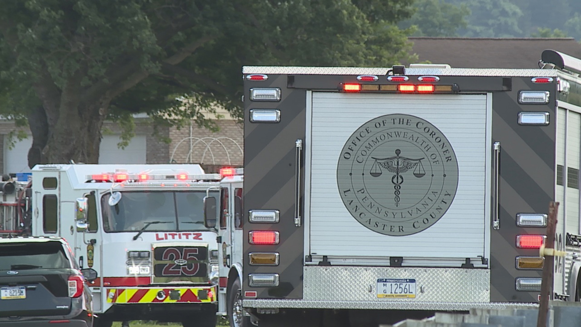 Northern Lancaster County Regional Police said the crash occurred along the 500 block of Stauffer Road in Warwick Township just before 8 a.m. Sunday.