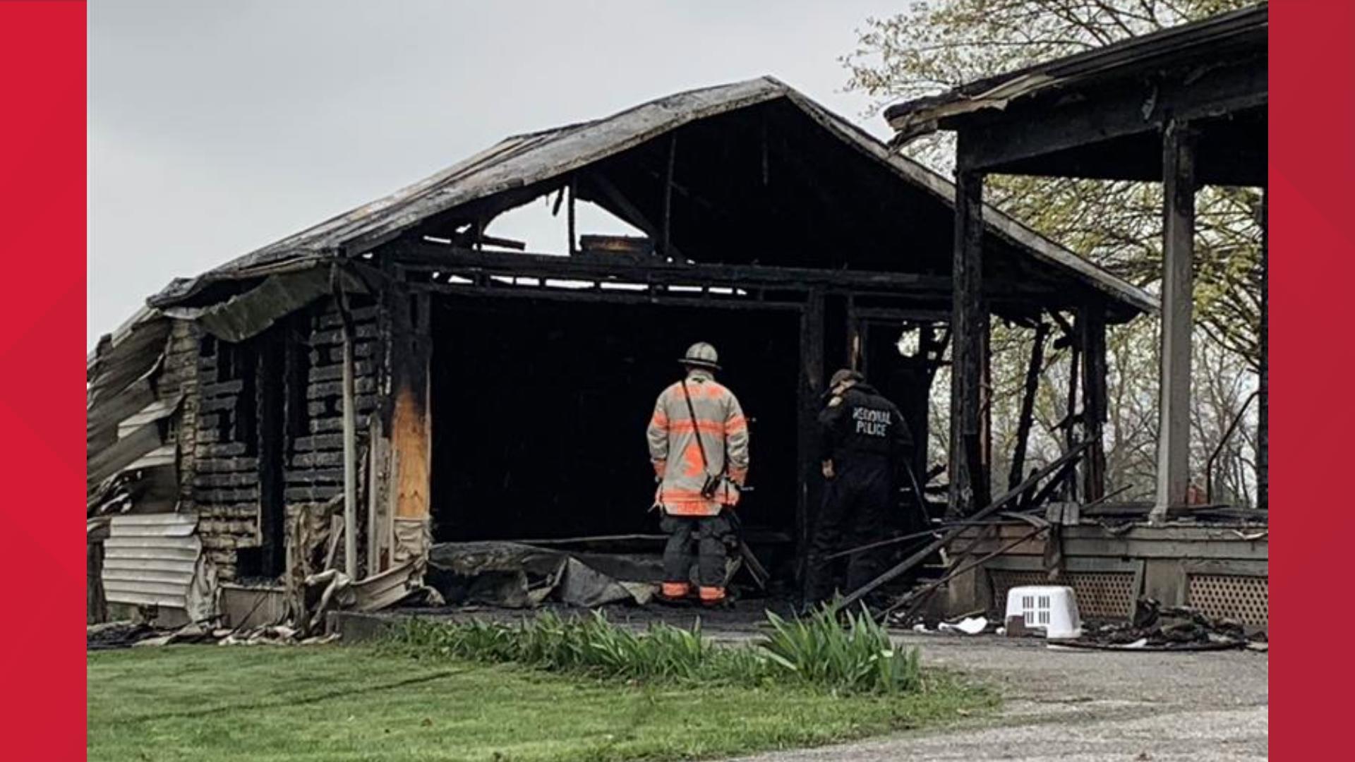 Garage and side of home charred in York County fire | fox43.com