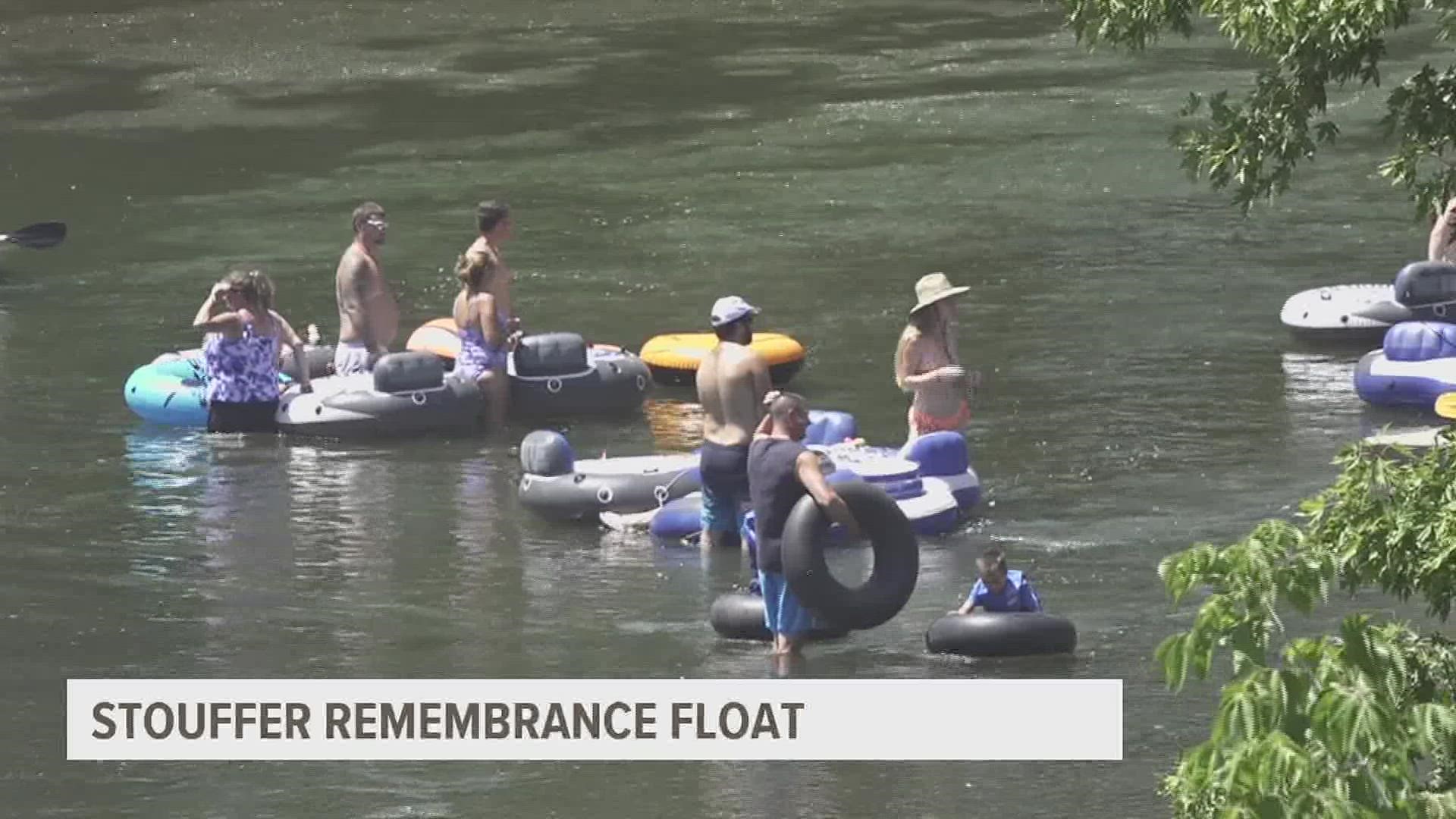 A celebration of life at Swatara Creek for missing Palmyra-resident, Kortne Stouffer.