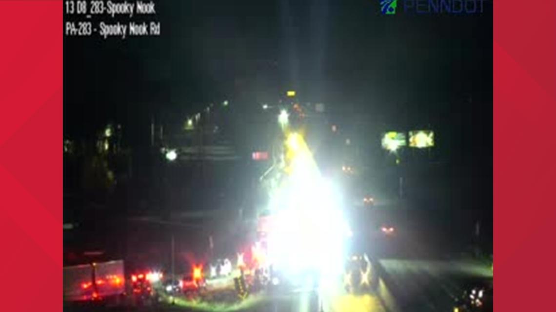 Portion of Route 283 westbound in Lancaster County reopens after crash ...