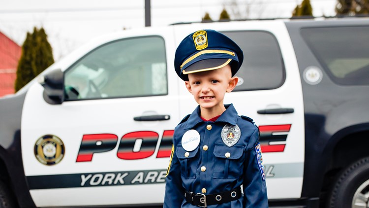 Mount Wolf boy gets wish granted, sworn in as a police officer