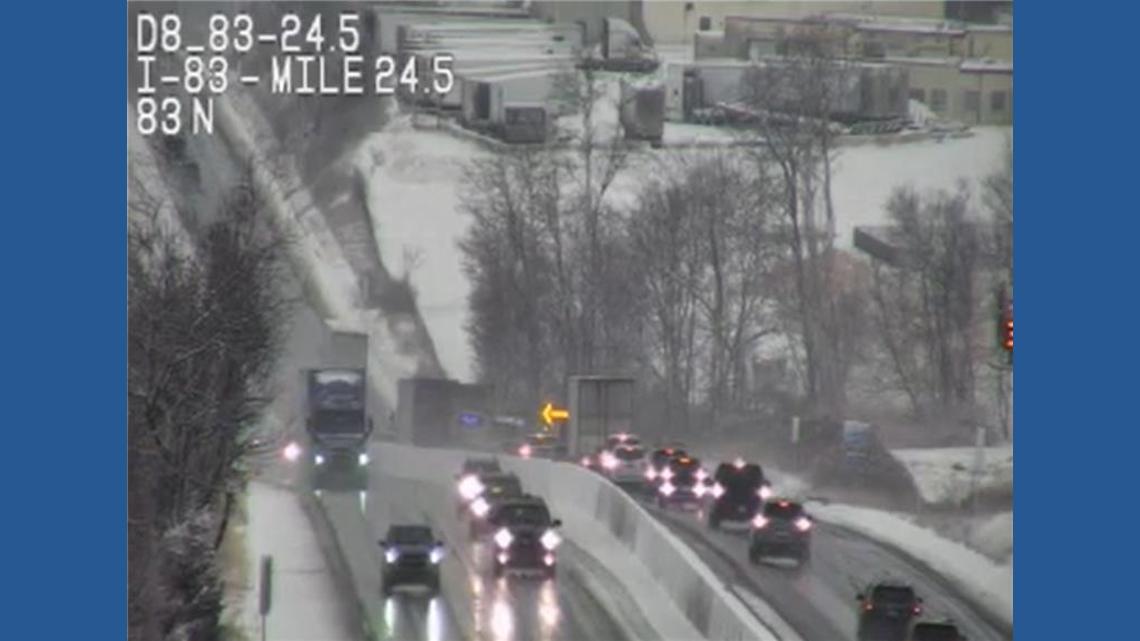 Snowstorm causes heavy disruption with multiple crashes across Central Pennsylvania