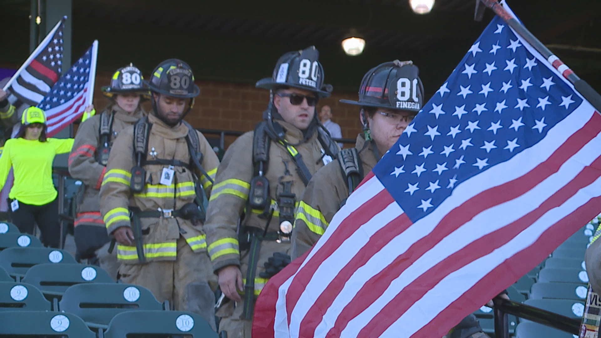 A Lancaster County nonprofit hosted its annual stair climb Sunday to honor firefighters who died during the September 11th attack in New York.