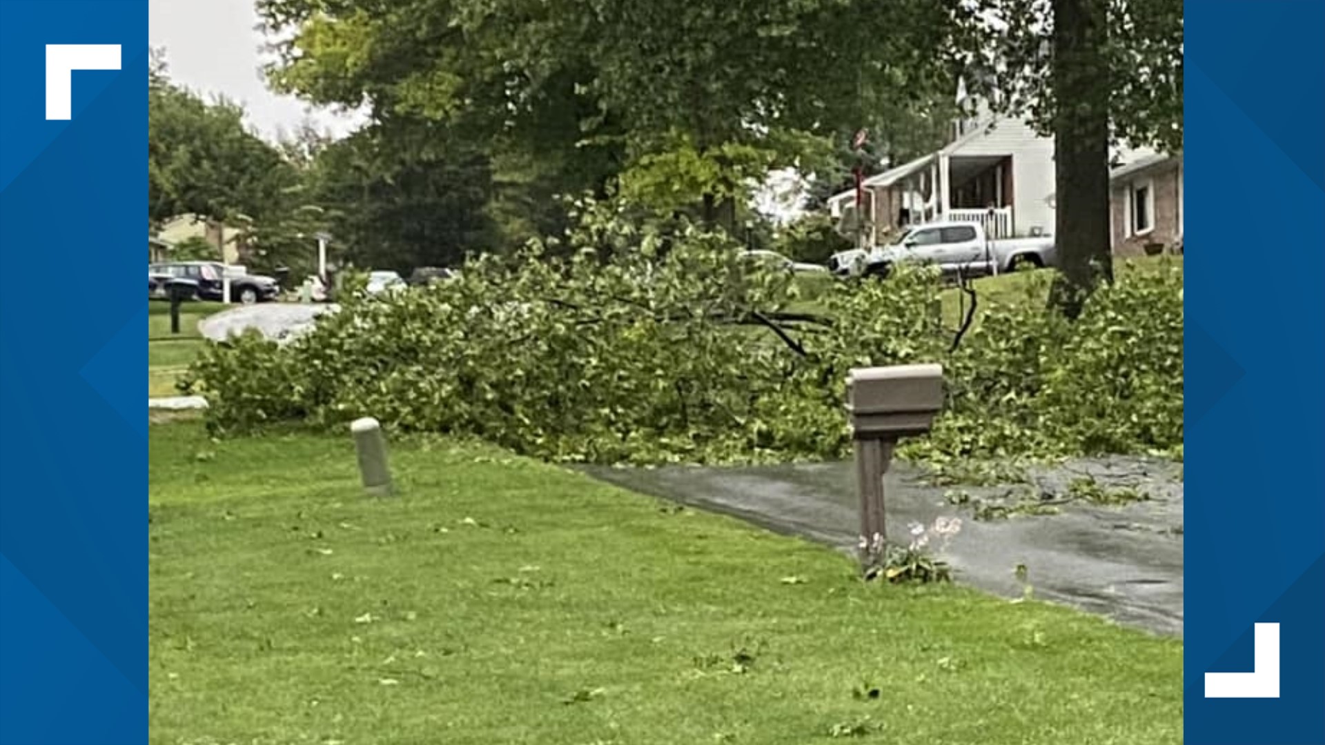 Storm damage across southcentral Pennsylvania