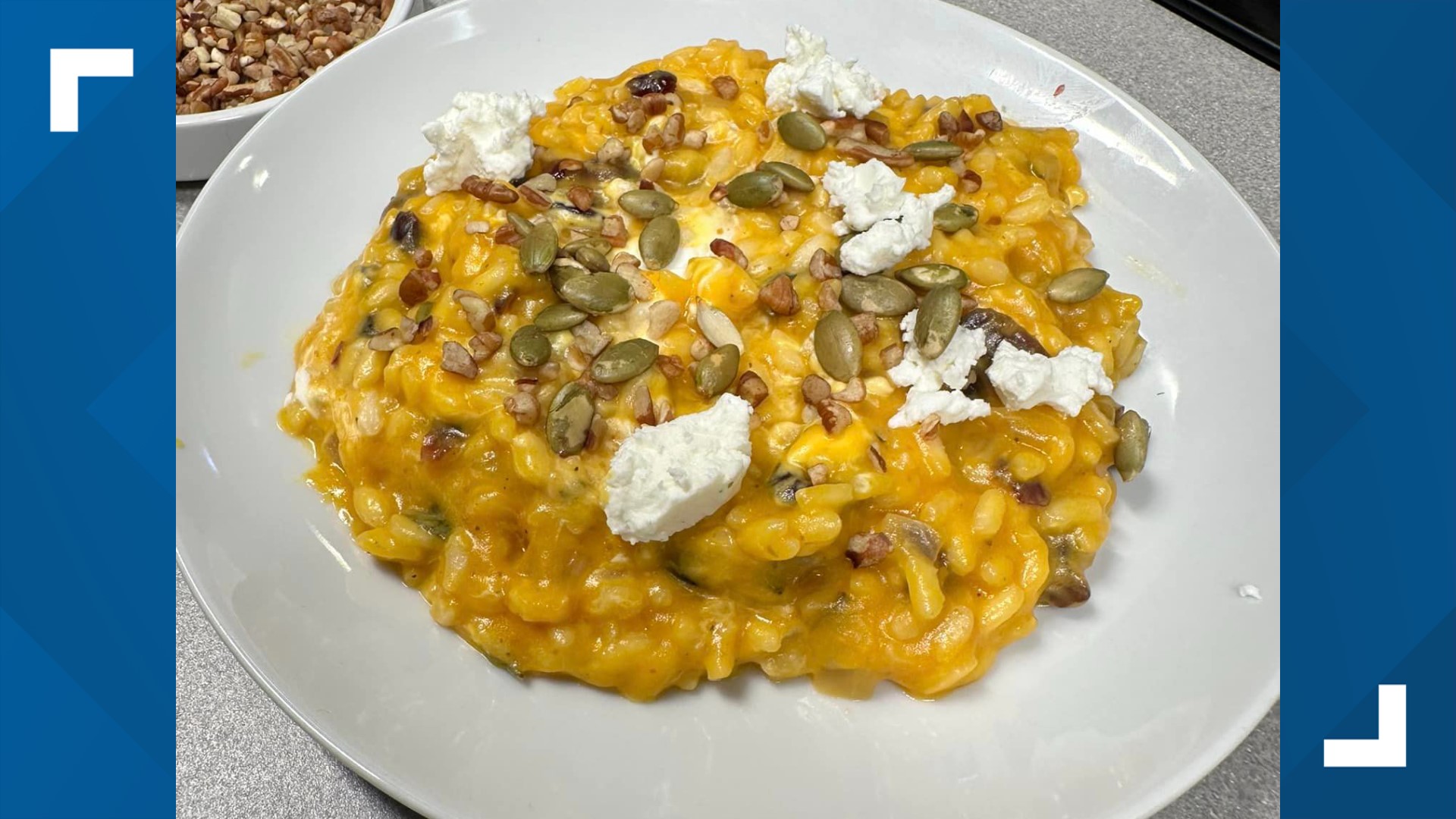 Andrea Michaels demonstrates how to make a pumpkin risotto recipe in this week's Seasonal Servings.