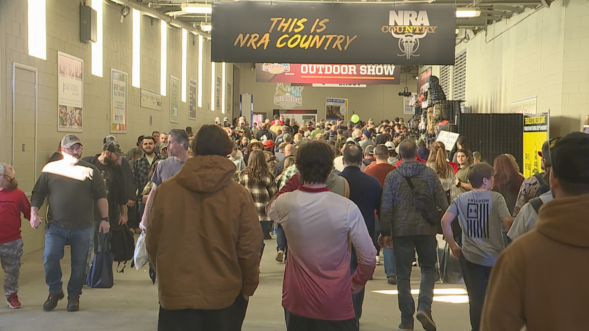 The Great American Outdoor Show returned to Harrisburg, Sunday. The annual event is hosted by the National Rifle Association.