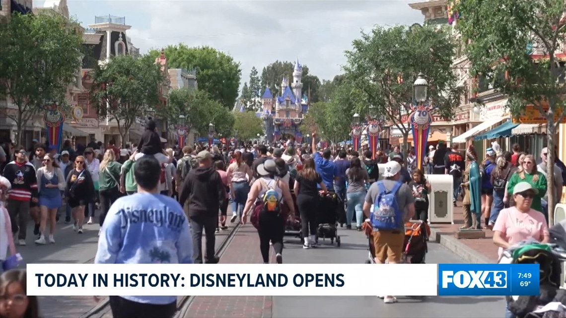 This day in History: Disneyland opens up
has context menu