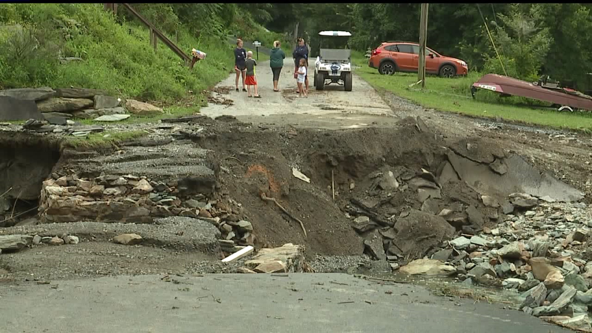 Debris collapses parts of Accomac Road in Hellam Township, forces closures