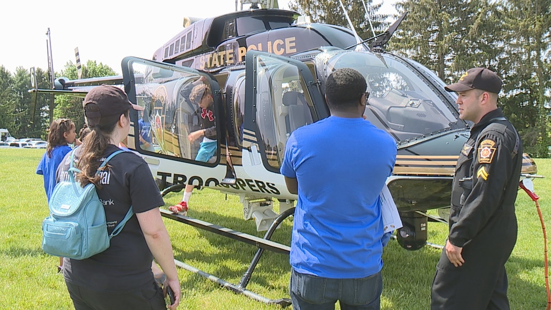 A handful of Central Pennsylvania kids got a look behind the line of duty, learning what it's like to serve on the force. Troopers used the opportunity to connect.