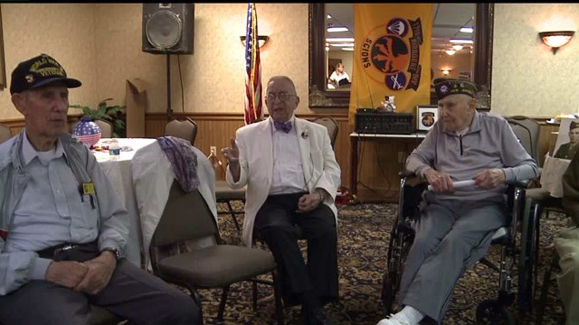 WWII veterans gather for a reunion
