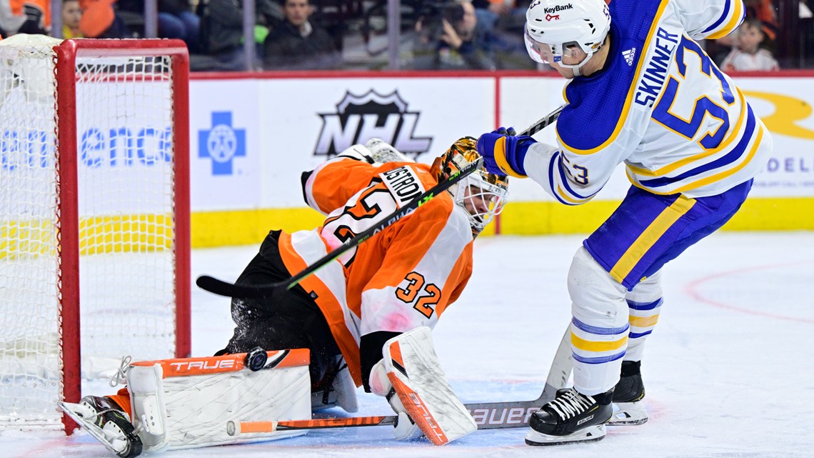 Olofsson, Thompson each score twice, Sabres beat Flyers 5-3