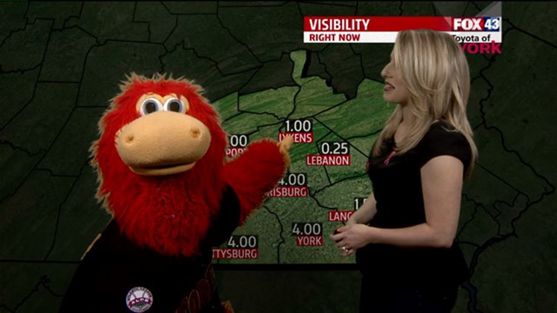 Cylo from the Lancaster Barnstormers does weather and traffic
