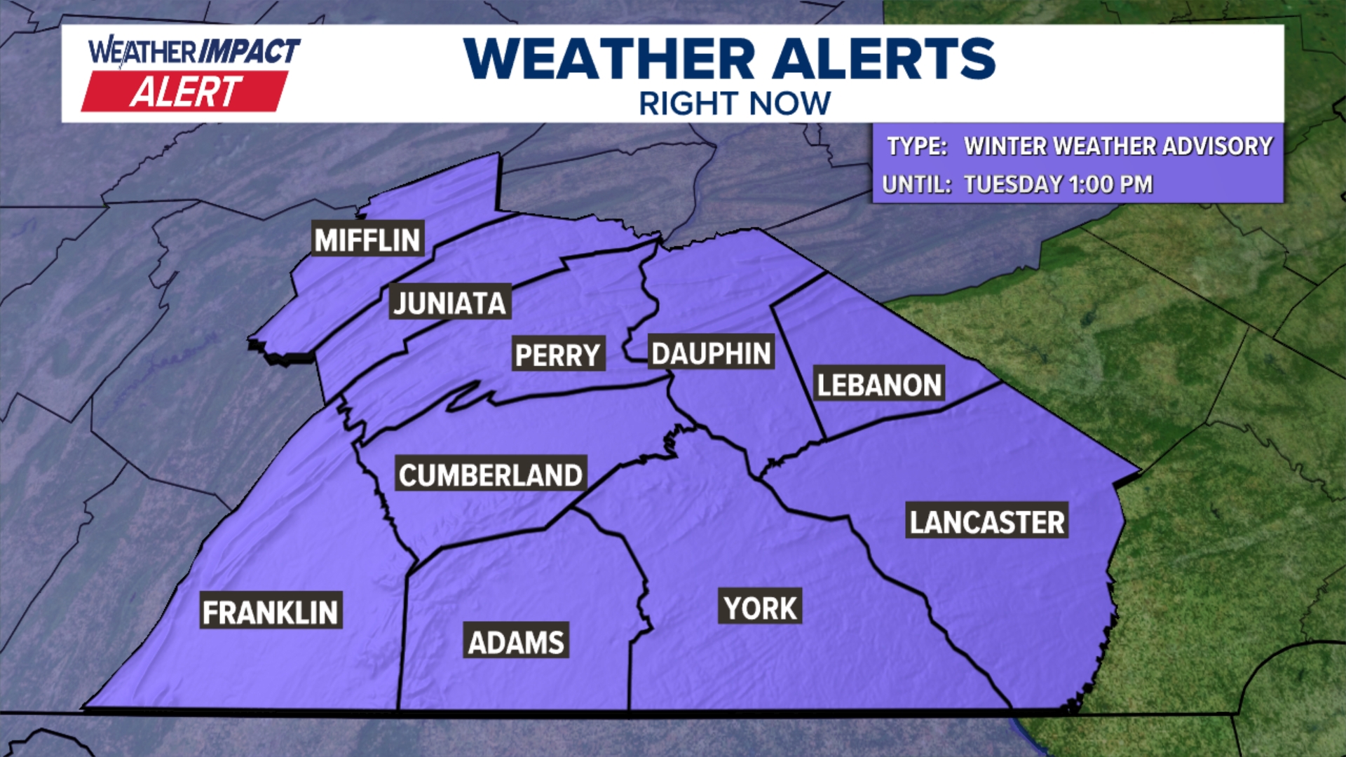 Weather Impact Alert from 2 A.M. until 12 P.M. Tuesday for any icy mix ...