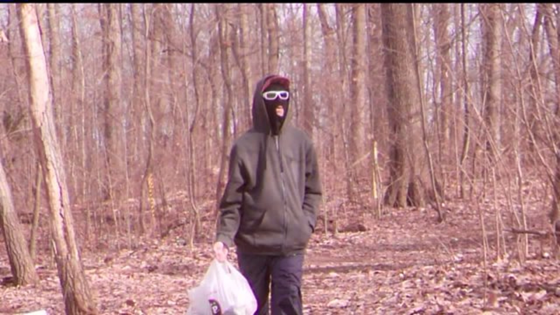 Trail cameras capture masked man and, minutes later, fire on York County homeowners` property