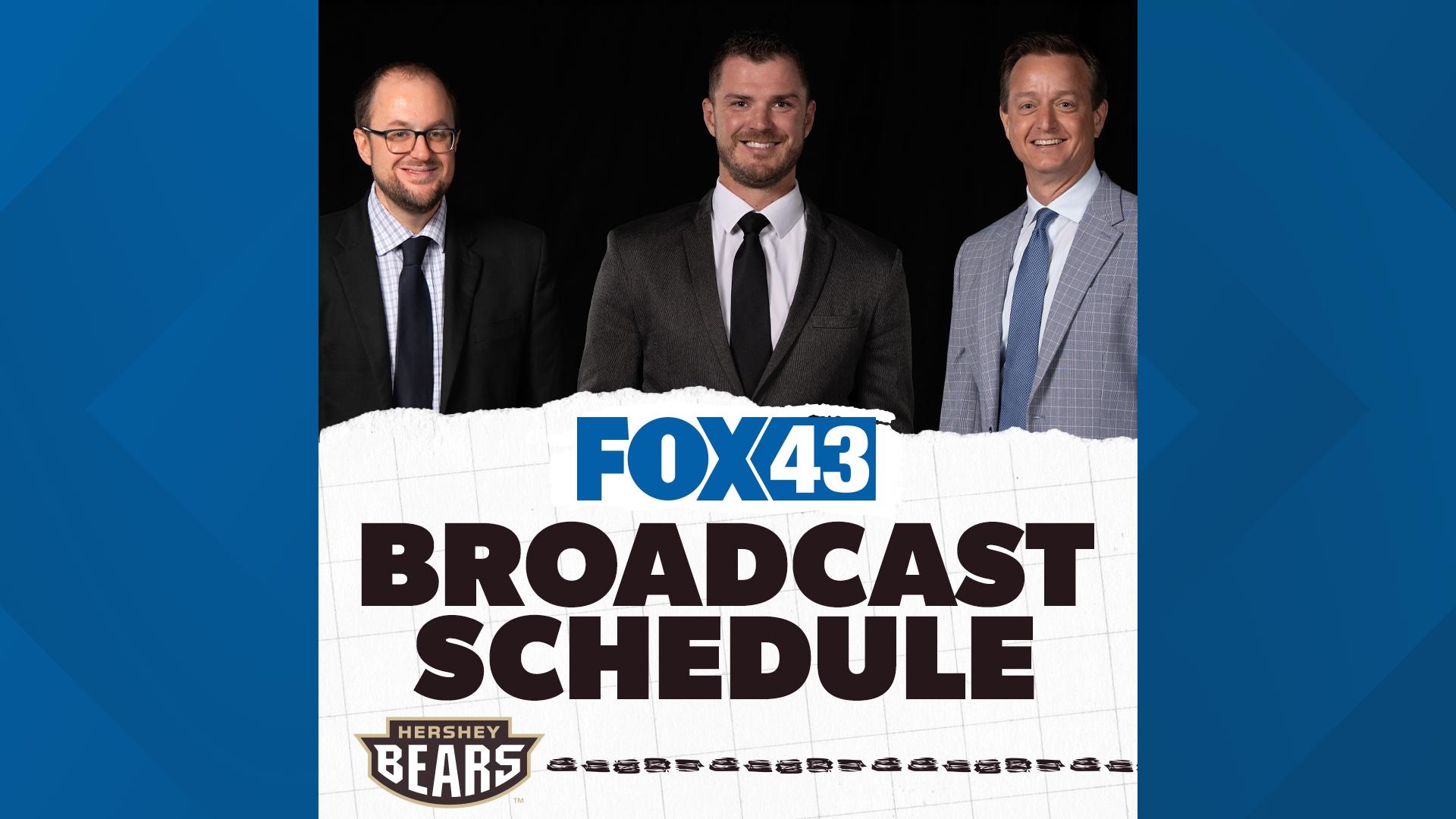 FOX43 Hershey Bears Unveil 2025 26 Broadcast Schedule With 30 Games fox43-hershey-bears-unveil-2025-26-broadcast-schedule-with-30-games