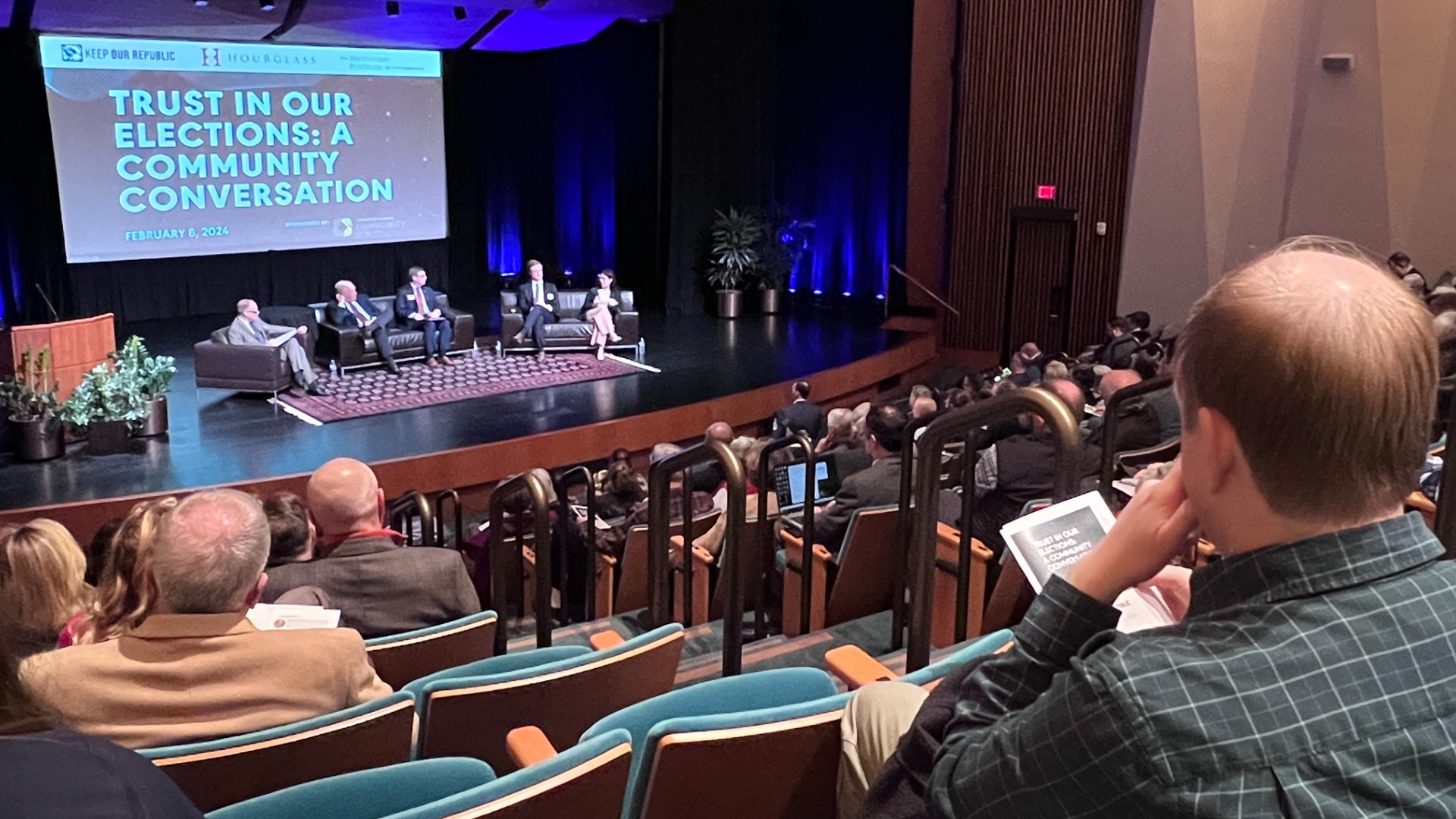 State and local experts took part in the "Trust in Our Elections: A Community Conversation" forum to provide transparency ahead of this year's elections.