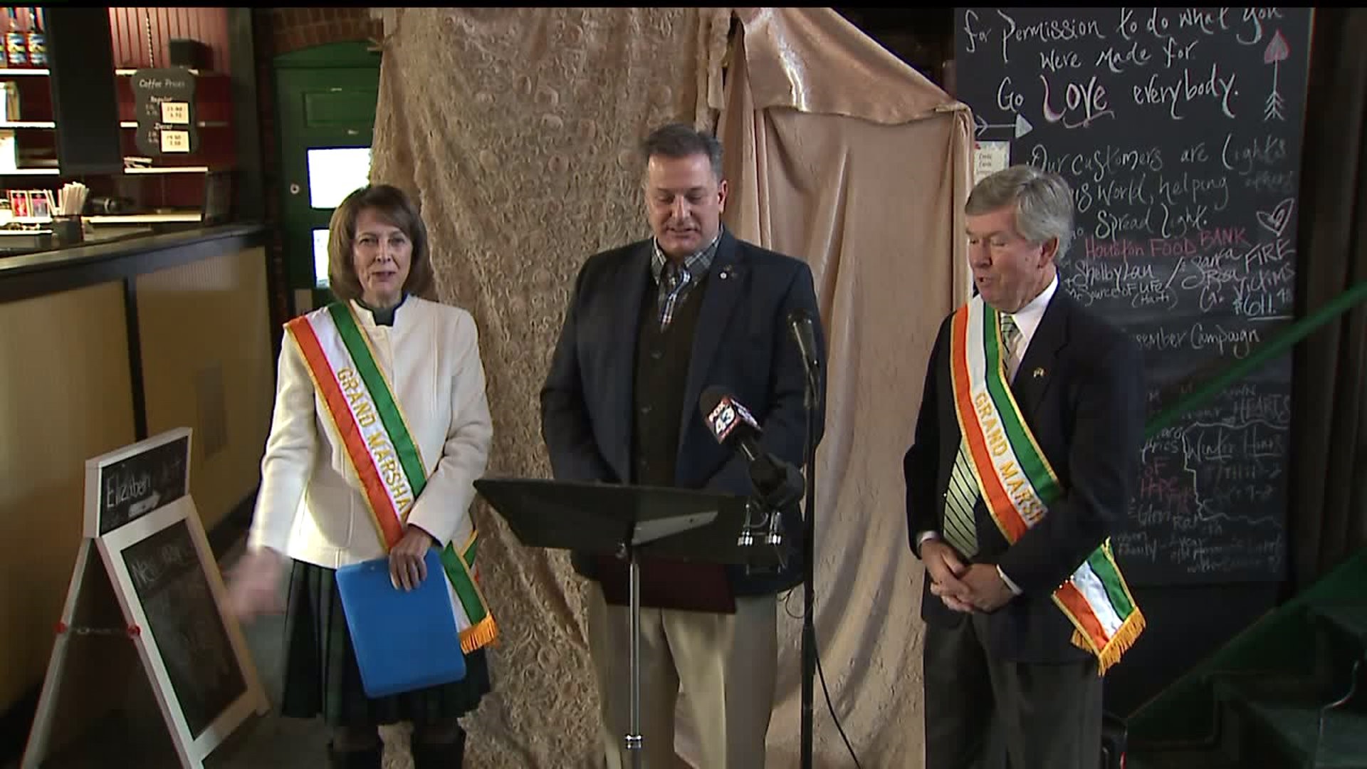 York City St. Patrick Day announcement