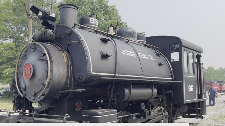 Rare and historic steam engine rolls into York County