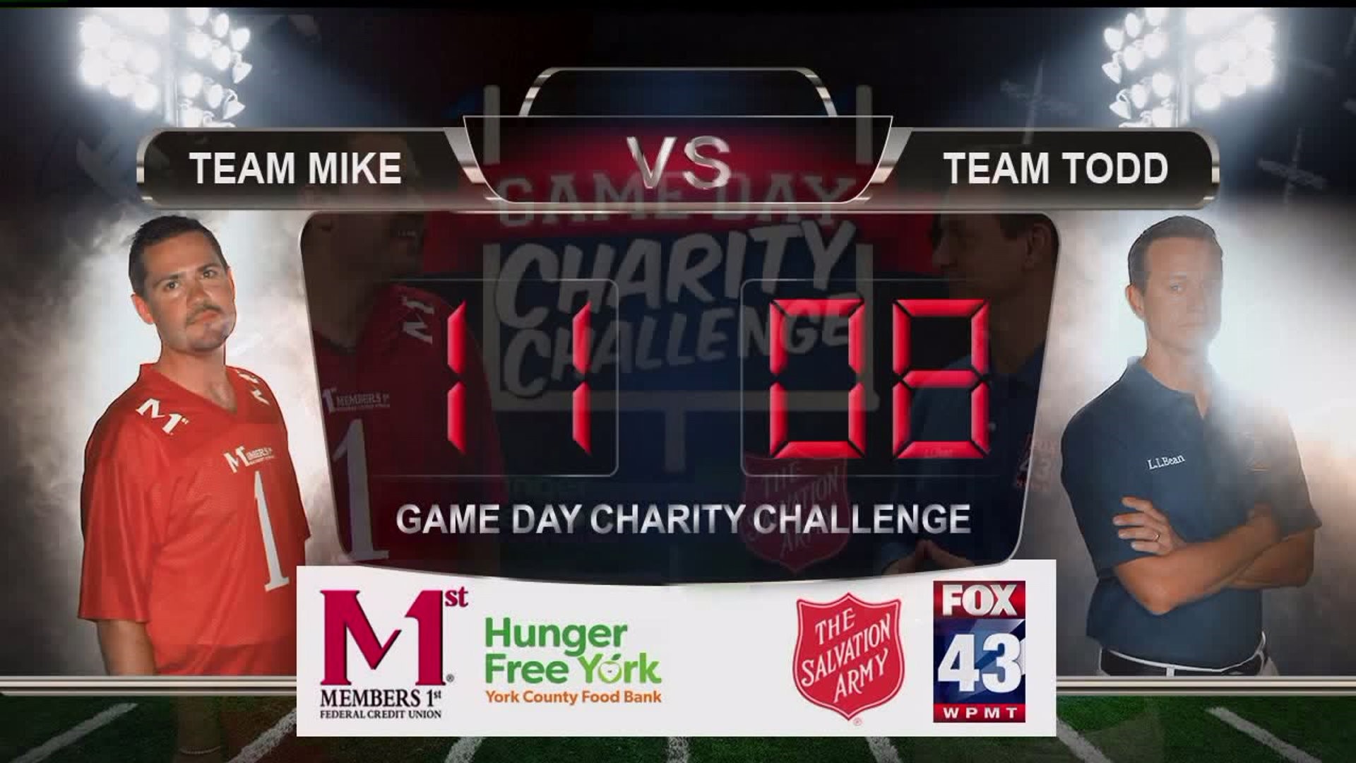Gameday Charity Challenge Week 9