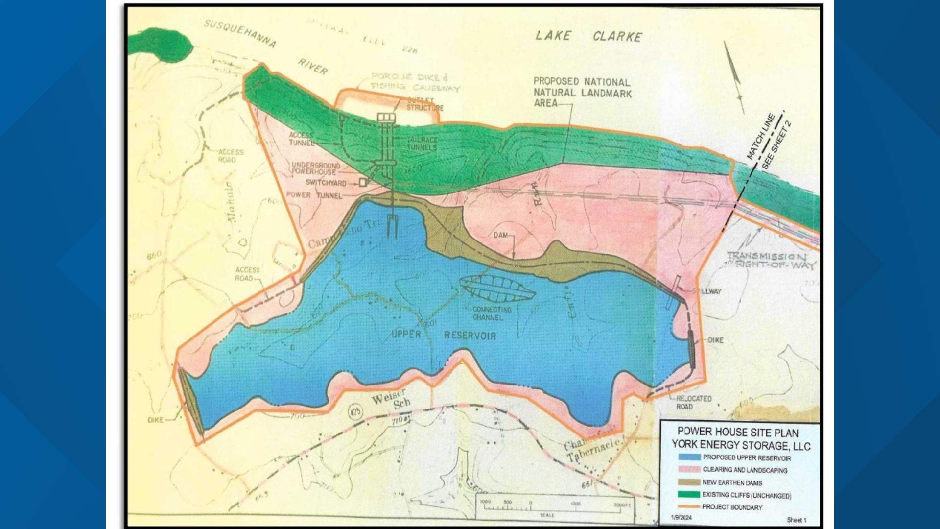 If approved, the controversial hydroelectric storage project would take up 1,100 acres of land in York County and displace roughly 40 families.