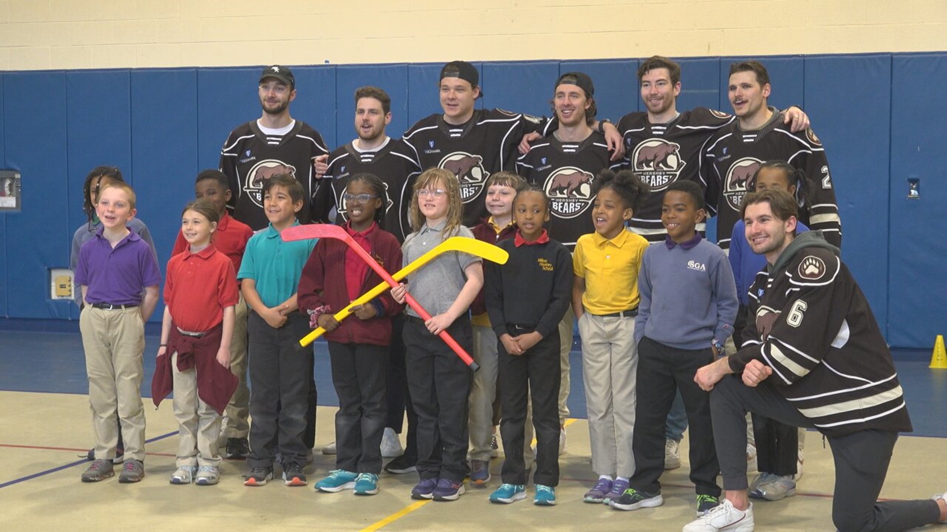 Students at Milton Hershey School make sure Bears players are in game-day shape on their off-day