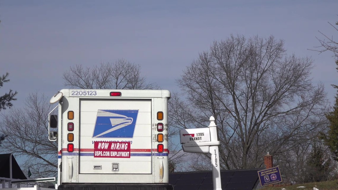 How can people help USPS mail carriers during the winter season