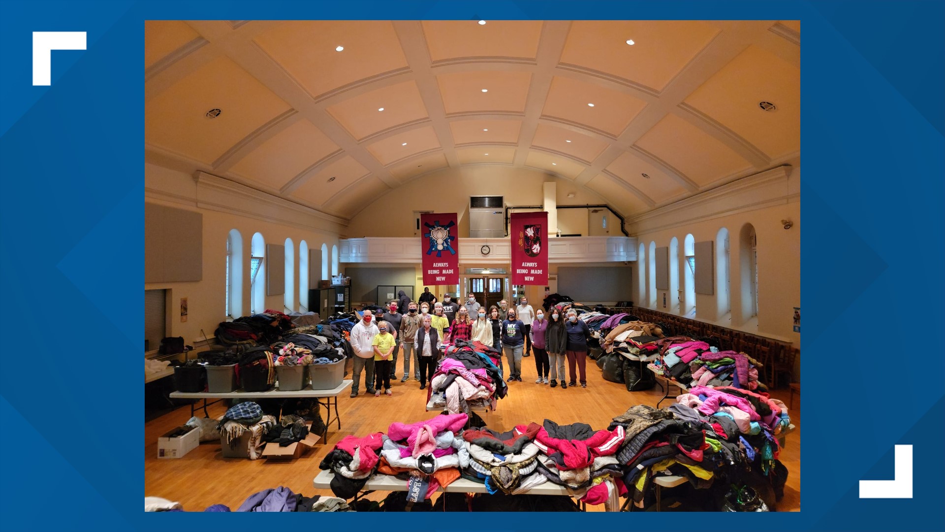 Coats of Friendship is a local nonprofit that collects coats of all sizes for men, women, and children.
