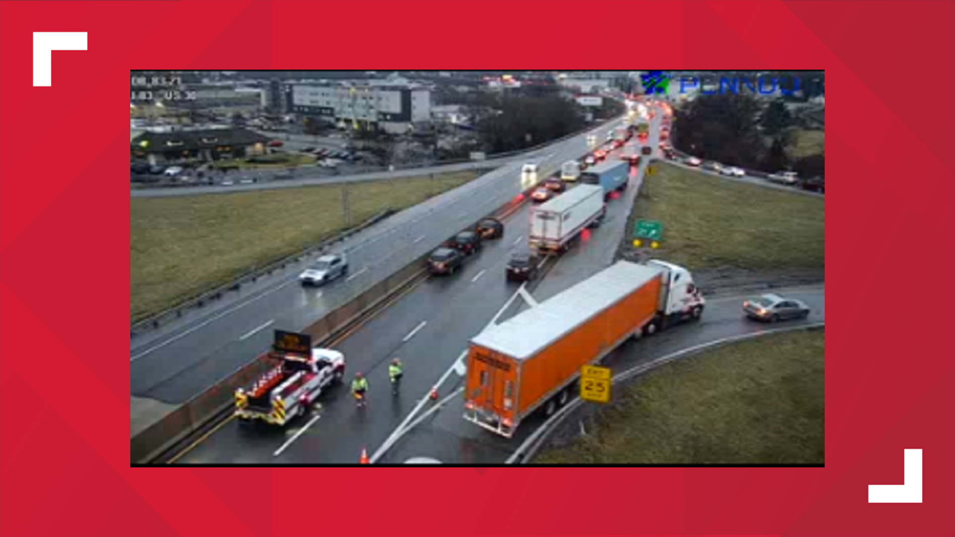 Crash on I-83 southbound in Spring Garden Township closes both lanes ...