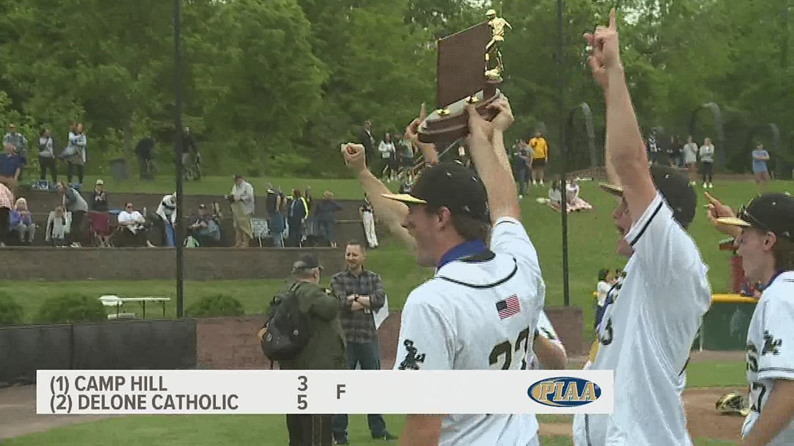 Delone Catholic uses late inning rally to win District III 2A baseball crown