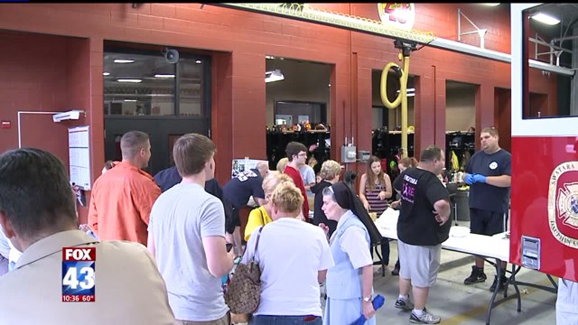 Swatara Fire Department holds BBQ for boy diagnosed with cancer