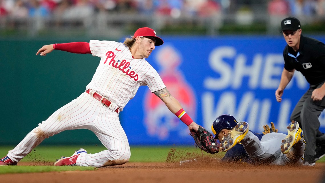 Harper helps Phillies beat Guardians 8-5 in 10 innings