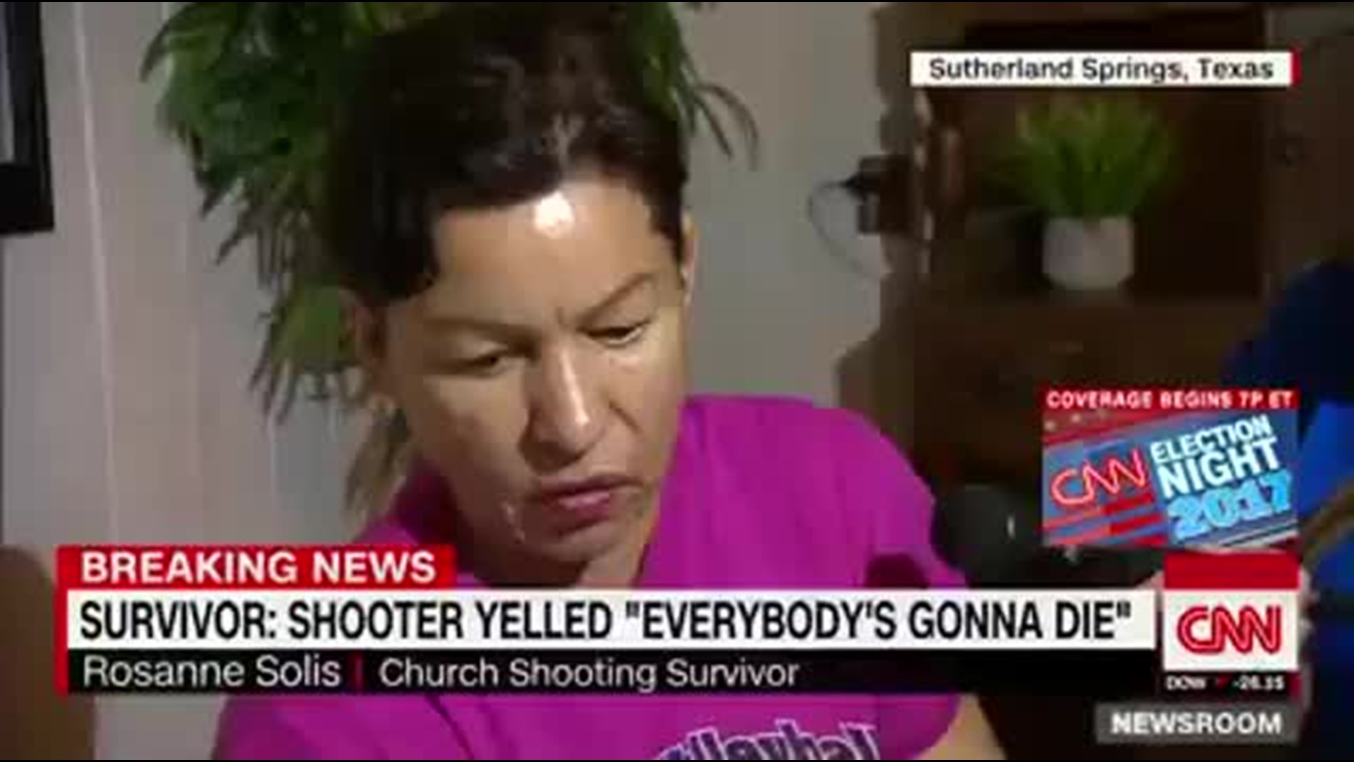 Church shooting survivor speaks to CNN