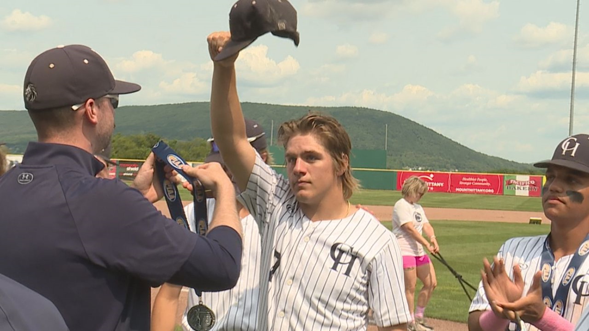 The senior pitcher helped the Lions to the state title game, but he's helped raise an already high bar in Camp Hill.