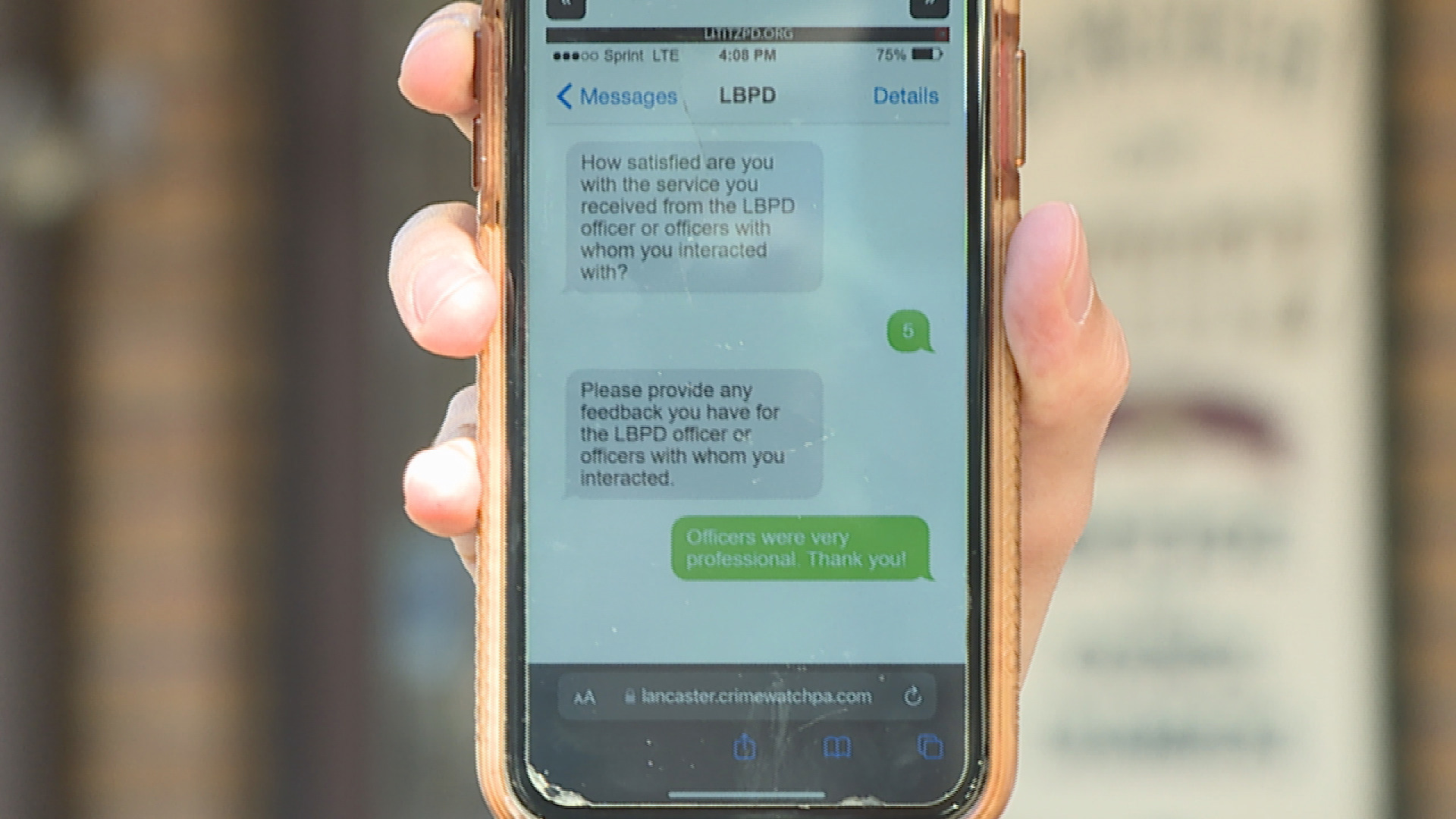 A Lancaster County police department is slowly rolling out its newest initiative to generate more community feedback and it’s doing so one call at a time.