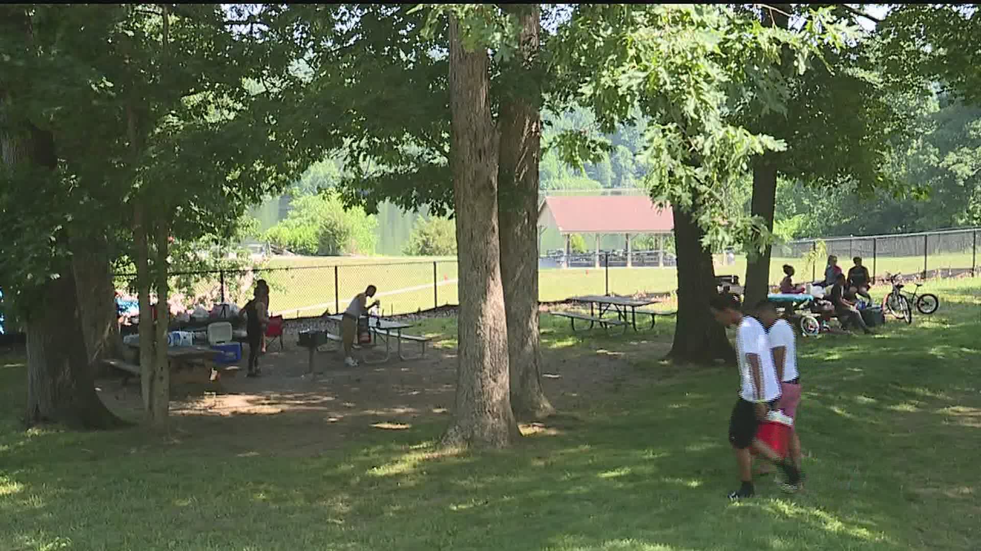 Pennsylvania State Park officials grappled over how to ensure visitors would comply with social distancing over the Fourth of July weekend.