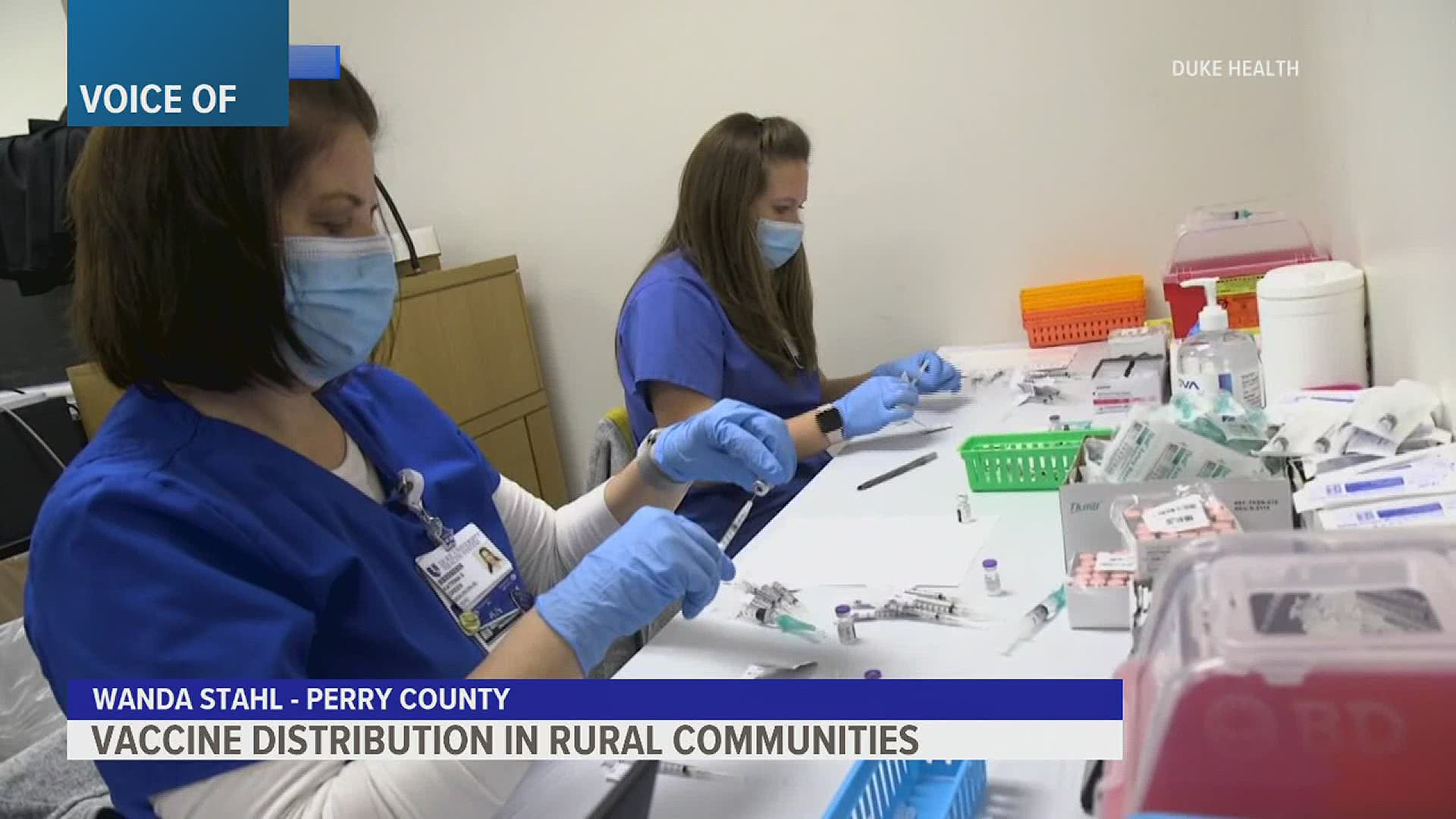 A study done by the CDC found a nearly 7% difference in COVID-19 vaccination rates between rural and urban counties.