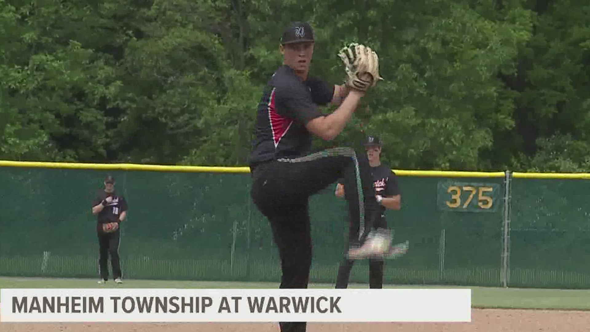 Warwick wins the 6A District III baseball title.