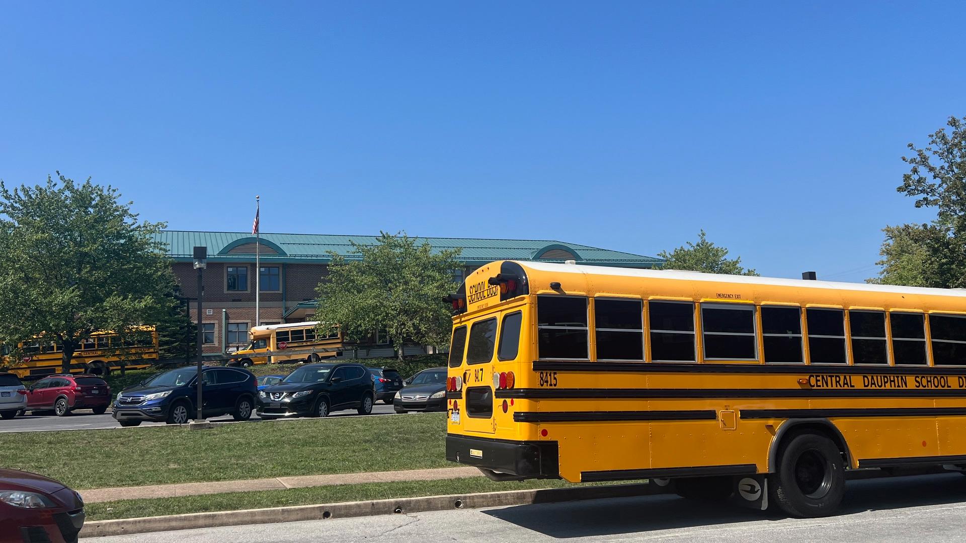 Students in the Central Dauphin School District will be dismissed early on Tuesday and Wednesday due to forecasted excessive heat.