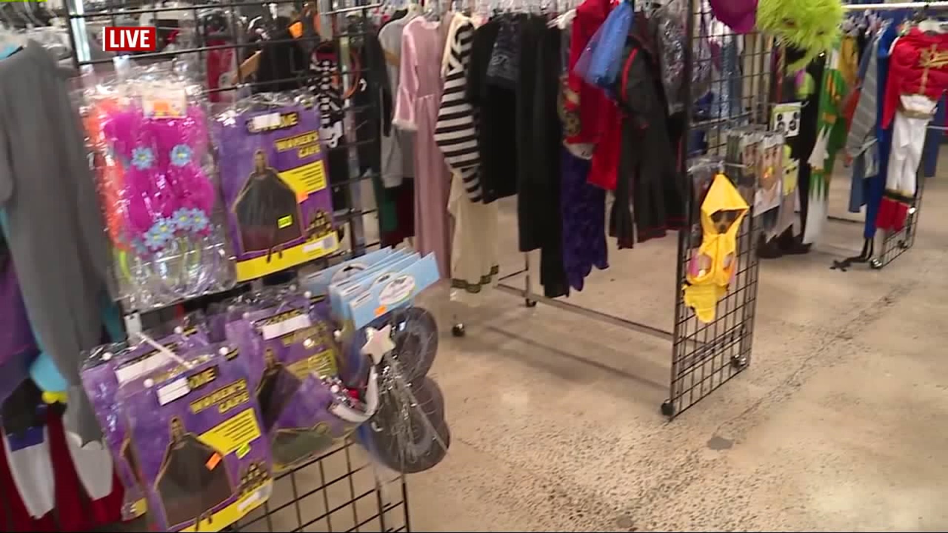 Halloween Preparations on Discount at Goodwill