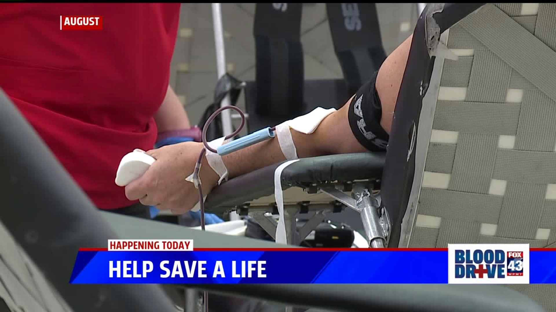 Help save lives by donating blood at the Red Cross Fox43 Blood Drive at the Jewish Community Center in York County