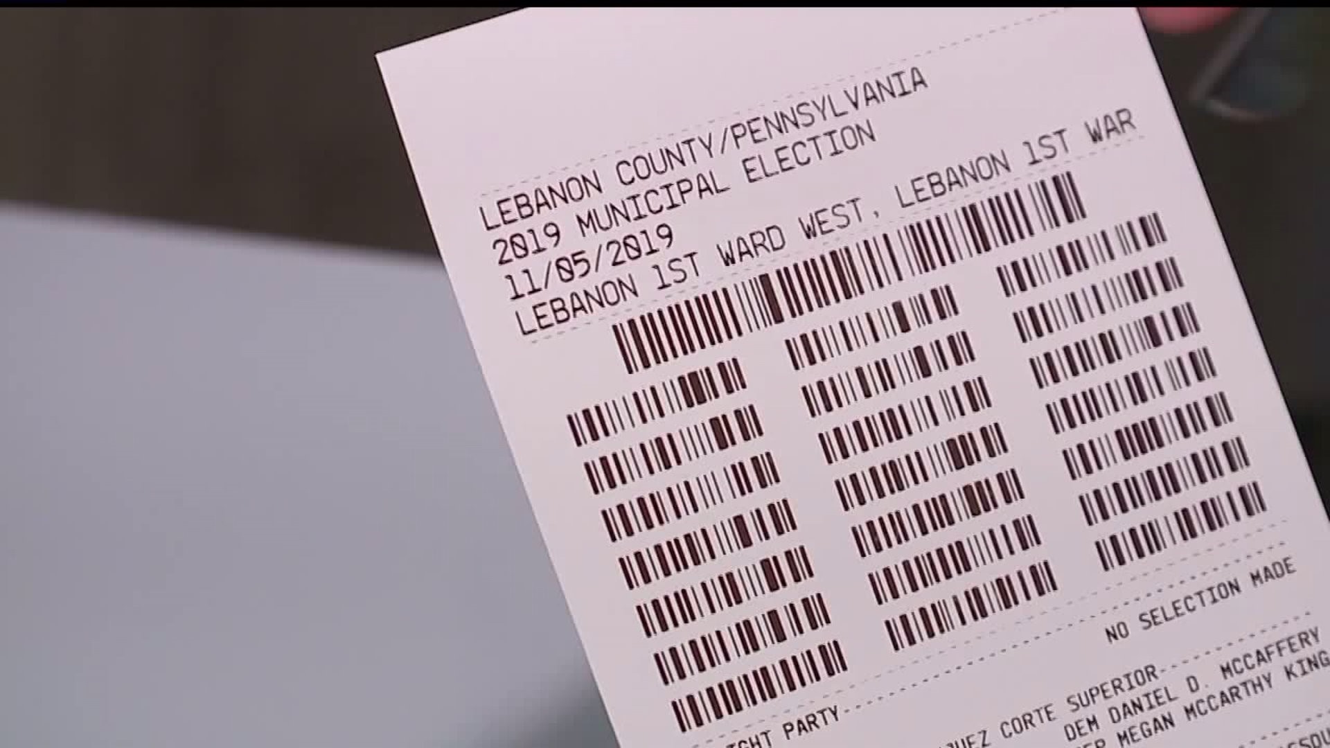 Smooth transition to  paper ballot machines in Lebanon County